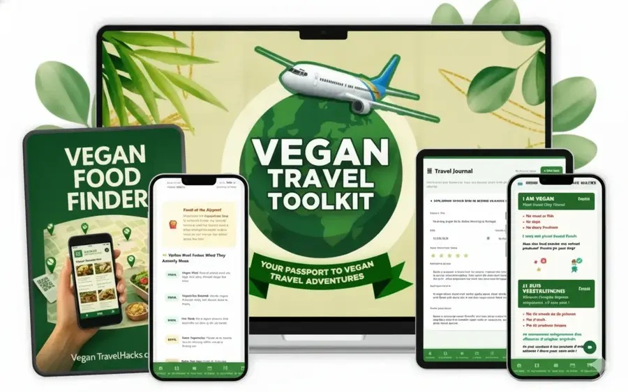 Vegan Travel Toolkit interactive travel planner