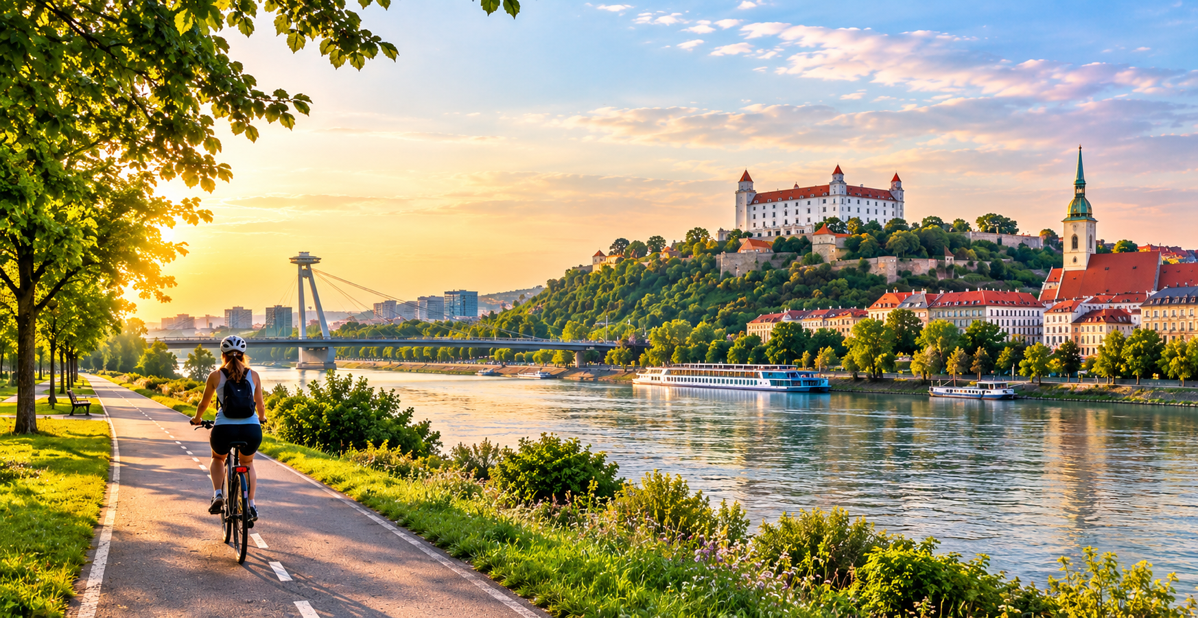 Cycling and green spaces around Bratislava